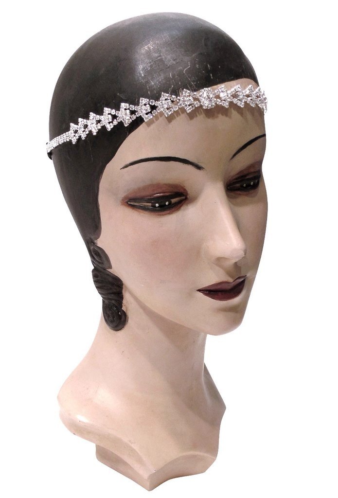 The Deco Arrow Diamante Headband by The Deco Haus