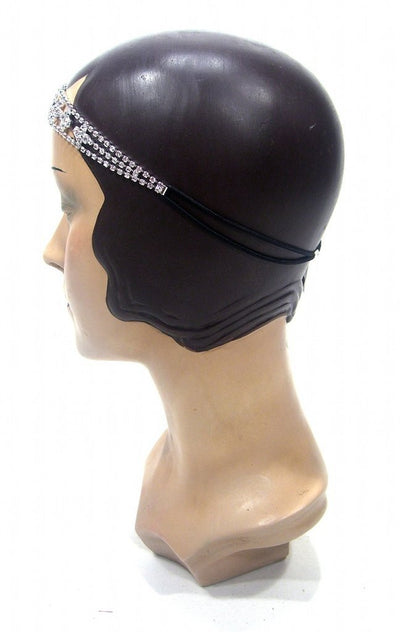 1920s Style "The Regency" Diamante Headband by The Deco Haus
