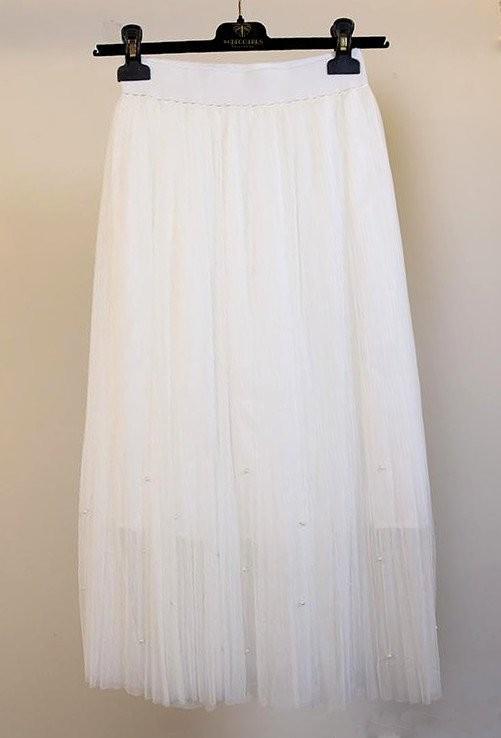 Roaring 20s Midi Skirt in Ivory by The Deco Haus