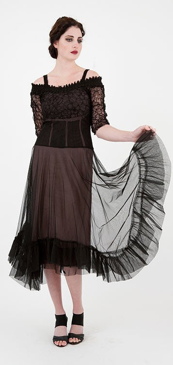 Nataya 40164 Vintage Style Cocktail Gown
