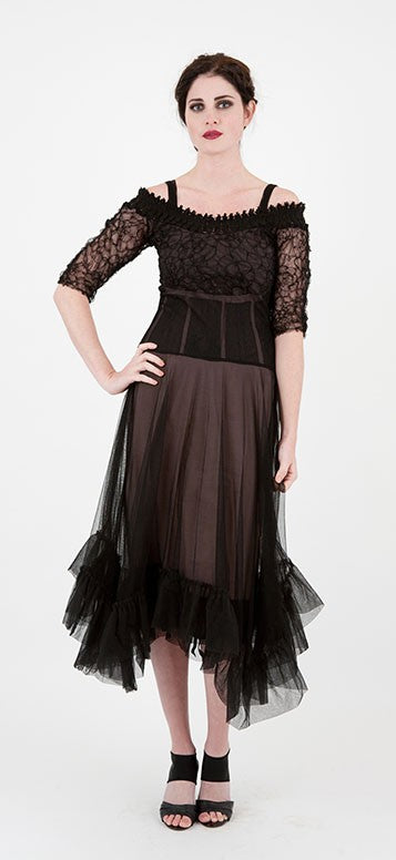 Nataya 40164 Vintage Style Cocktail Gown