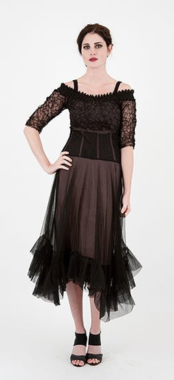 Nataya 40164 Vintage Style Cocktail Gown