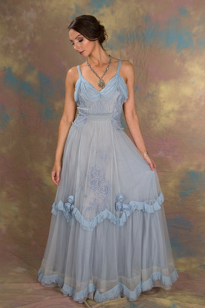 Angel Wedding Dress in Blue by Nataya
