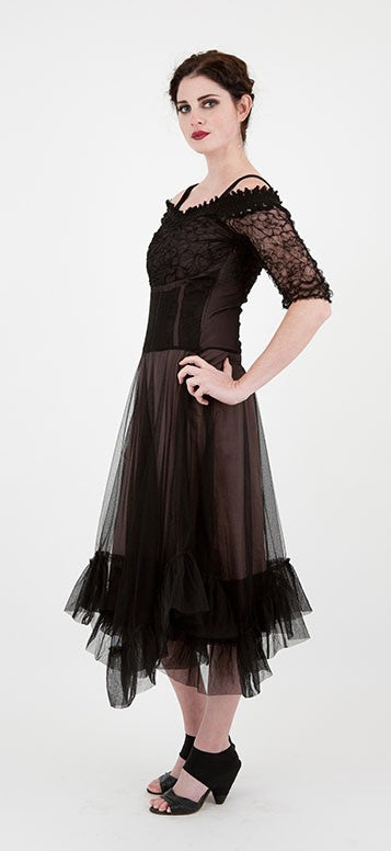 Nataya 40164 Vintage Style Cocktail Gown