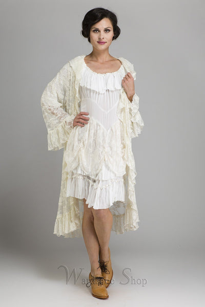 Cowgirl Ruffled Western Wedding Medium Dress by Marrika Nakk