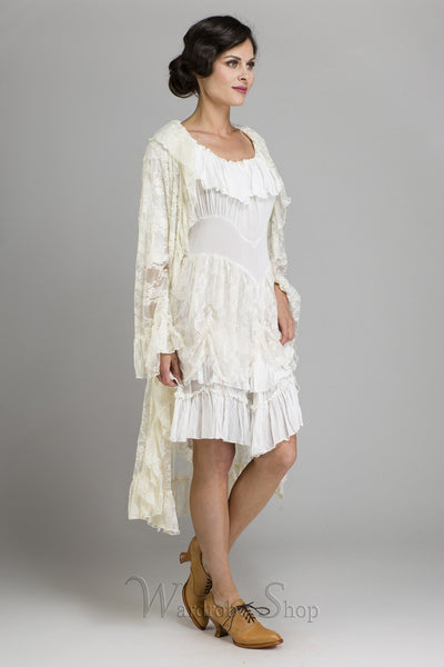 Cowgirl Ruffled Western Wedding Medium Dress by Marrika Nakk