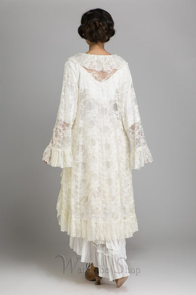 Cowgirl Ruffled Western Wedding Dress by Marrika Nakk
