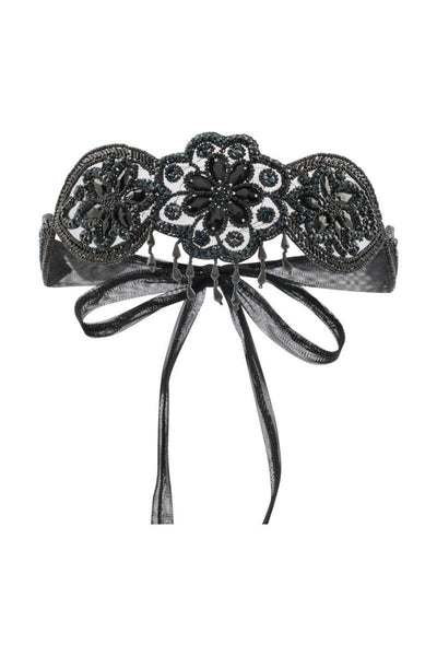 Gatsby Style Headband in Black - SOLD OUT