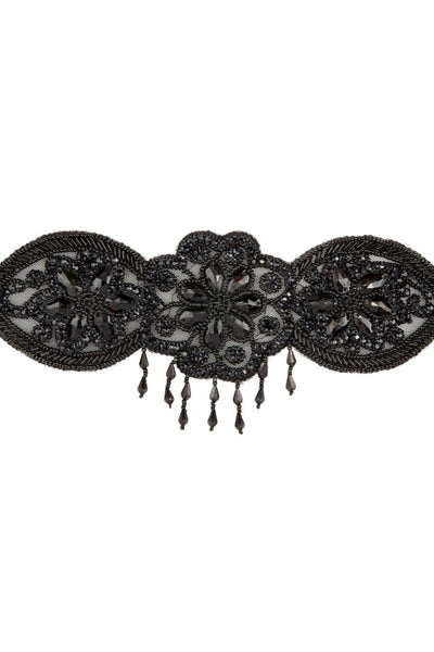 Gatsby Style Headband in Black
