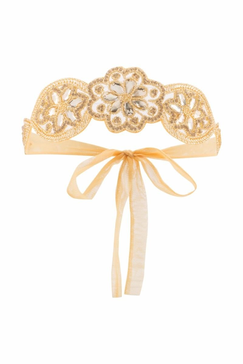 Gatsby Style Headband in Gold