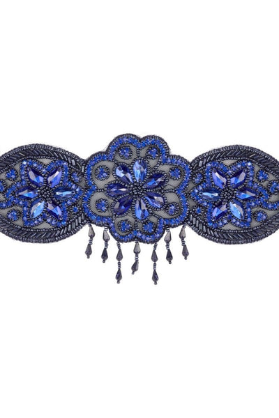 Gatsby Style Headband in Royal Blue