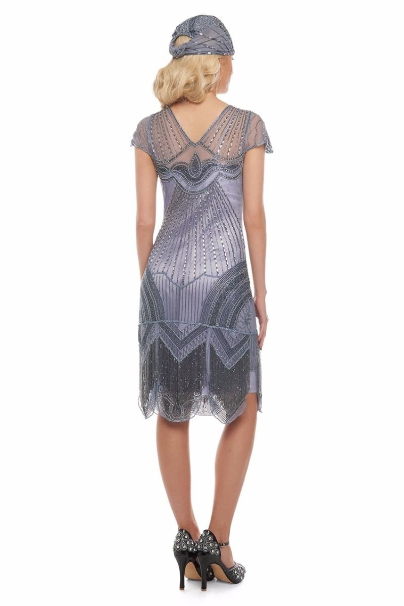 1920s Cocktail Party Dress in Lilac