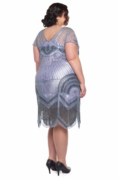 1920s Cocktail Party Dress in Lilac