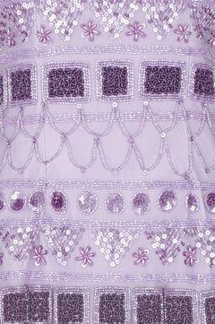 Great Gatsby Inspired Fringe Dress in Champagne Lilac