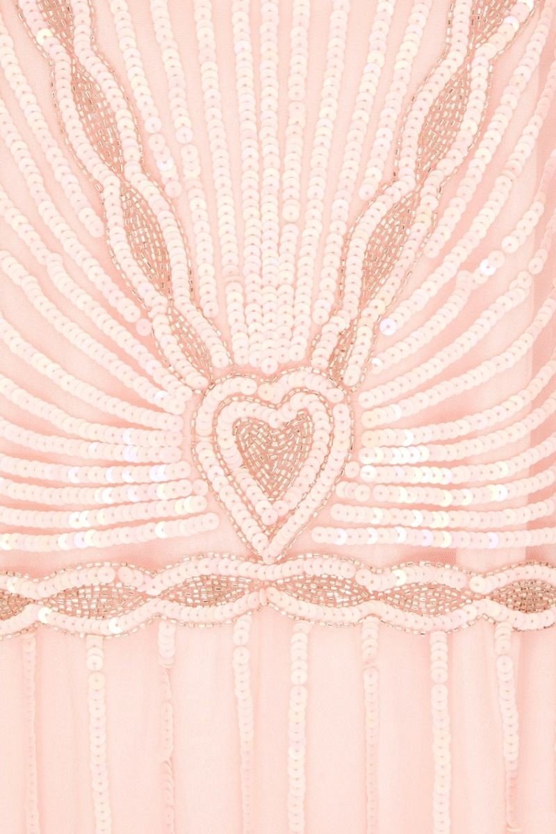 Gatsby Style Cocktail Party Dress in Pink