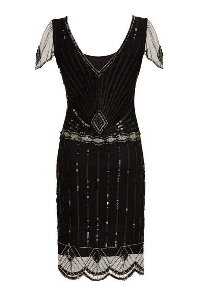 Charleston-Inspired Dress in Black