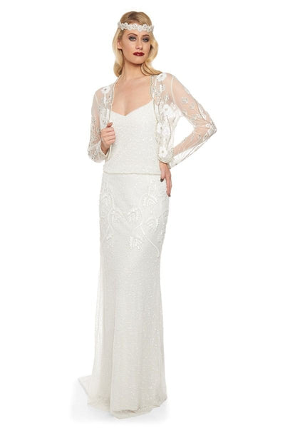 Great Gatsby Inspired Bolero in Off White - SOLD OUT