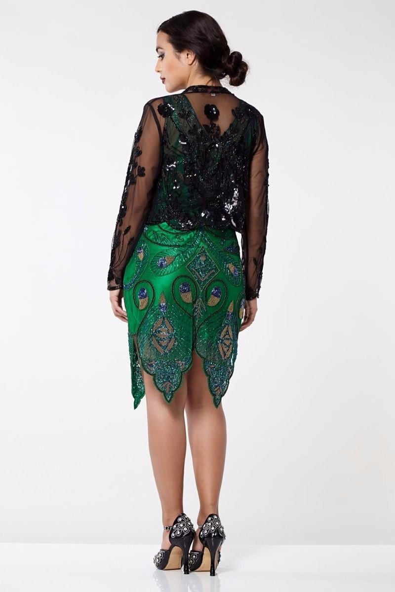 Great Gatsby Inspired Bolero in Black