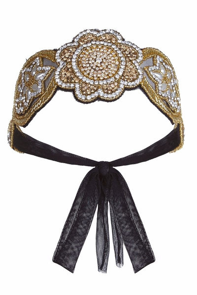 Roaring 20s Style Headband in Gold & Silver - SOLD OUT
