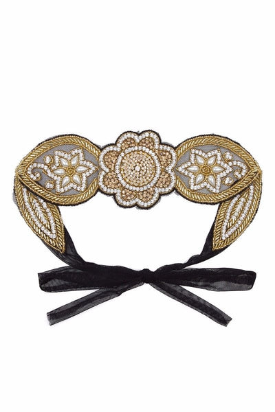 Roaring 20s Style Headband in Gold & Silver