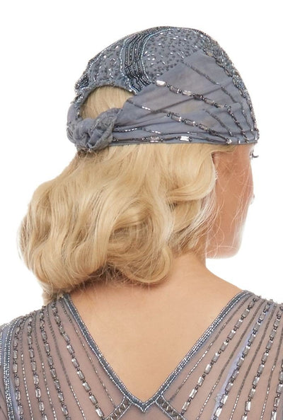 Vintage Inspired Flapper Cap in Lilac - SOLD OUT