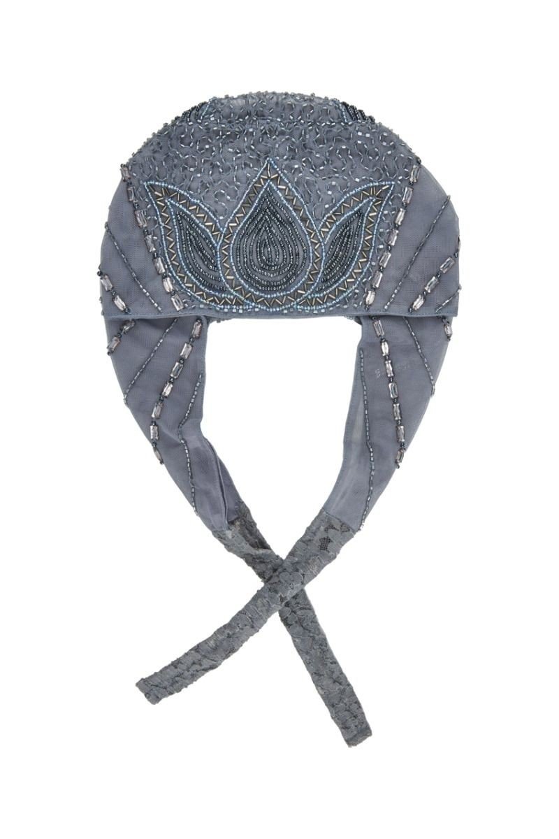 Vintage Inspired Flapper Cap in Lilac - SOLD OUT