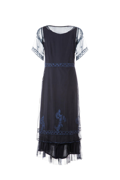 Rachel Vintage Style Party Dress in Sapphire by Nataya - SALE