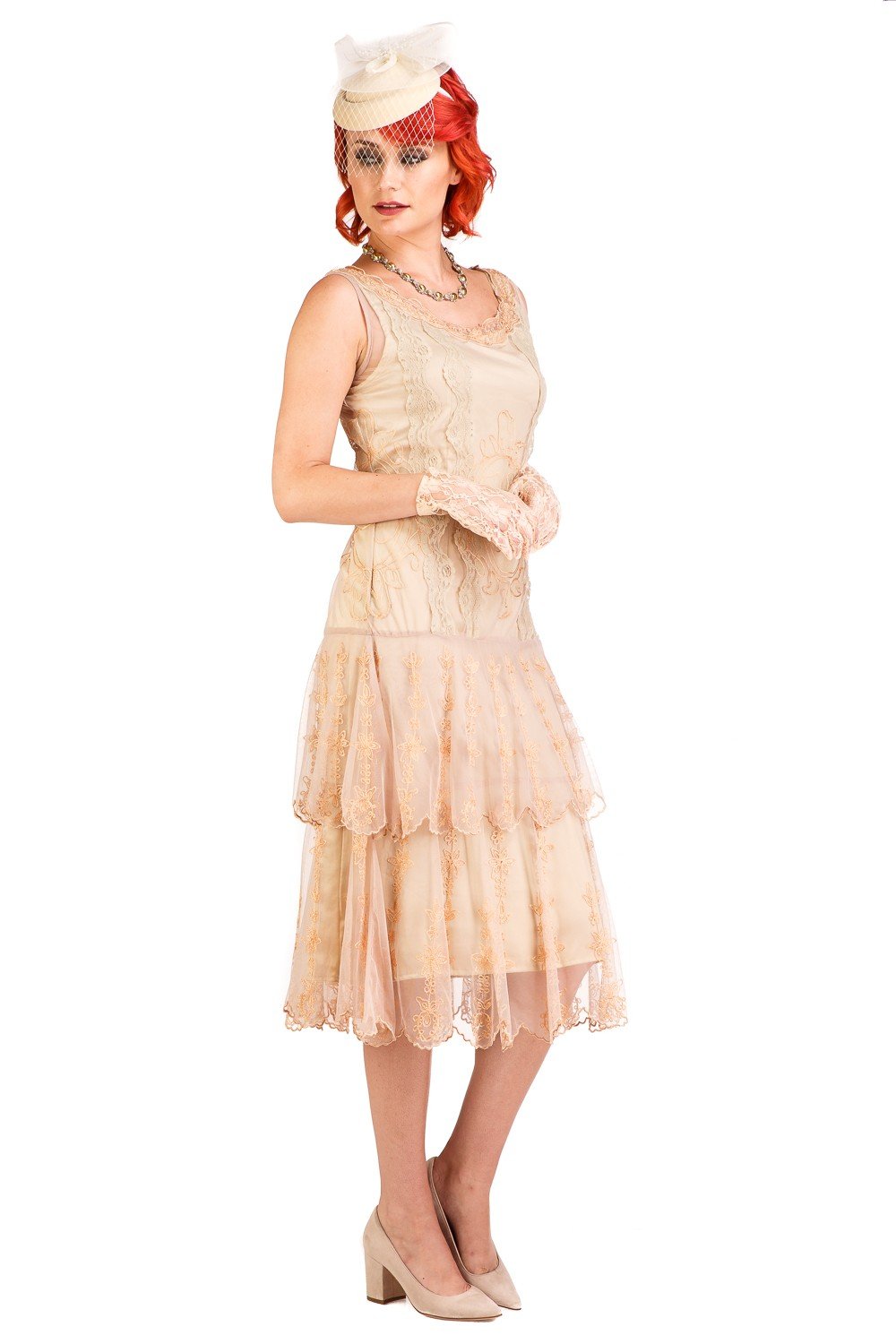 Age of Love Eva 1920s Flapper Style Dress in Vintage by Nataya – WardrobeShop Age of Love Eva 1920s Flapper Style Dress in Vintage by Nataya – WardrobeShop