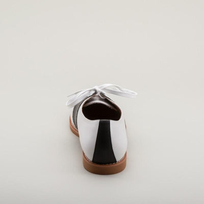 Susie Classic Saddle Shoes in Black/White by Royal Vintage Shoes
