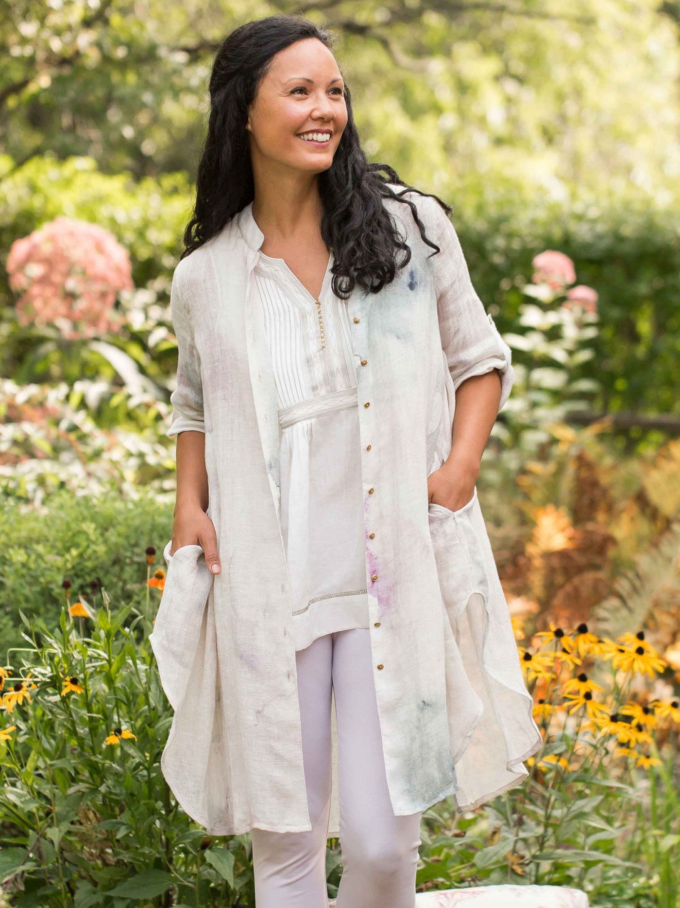 Vintage Style Tunic in Multi by April Cornell