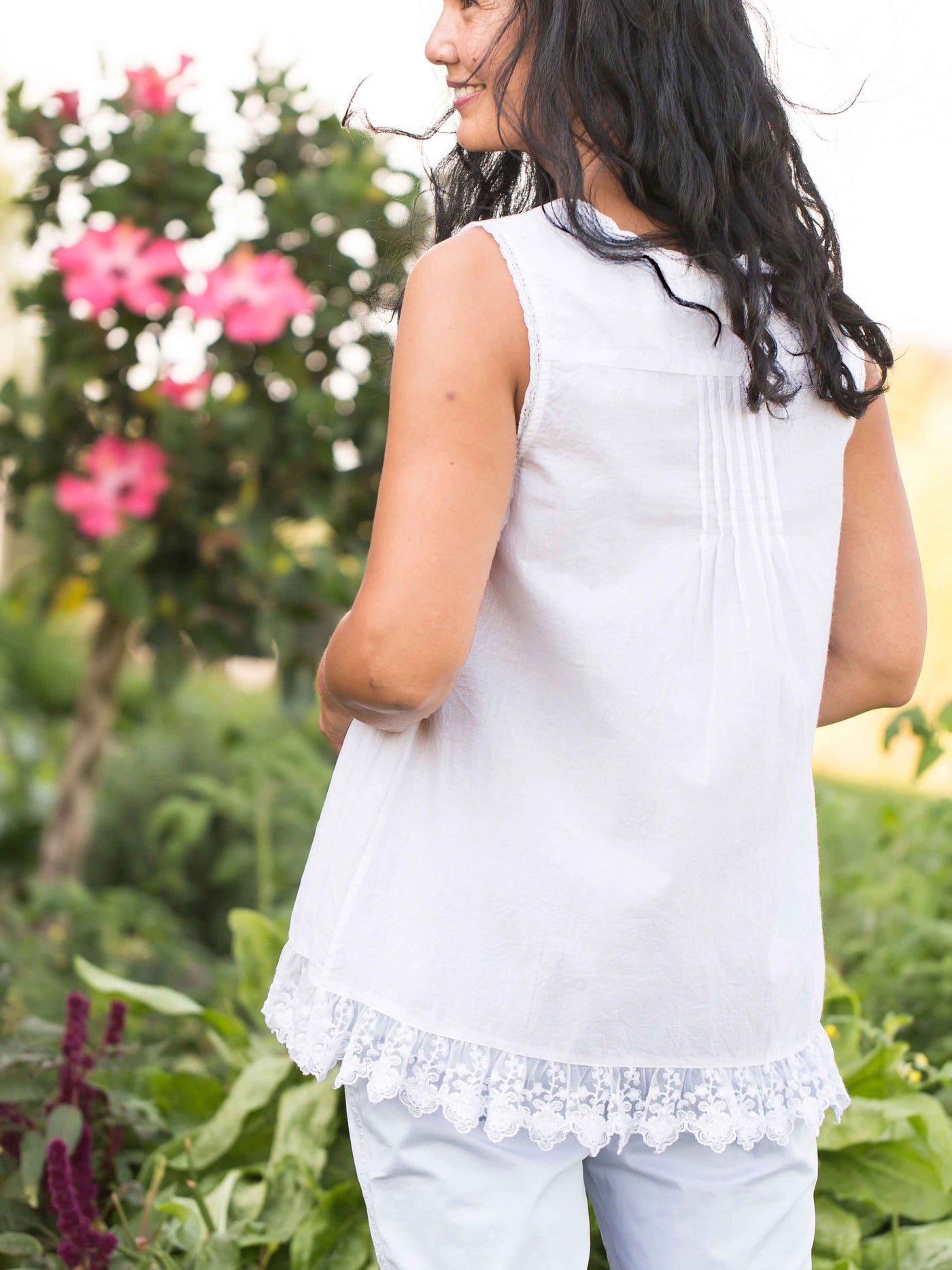 Vintage Style Camisole in White by April Cornell