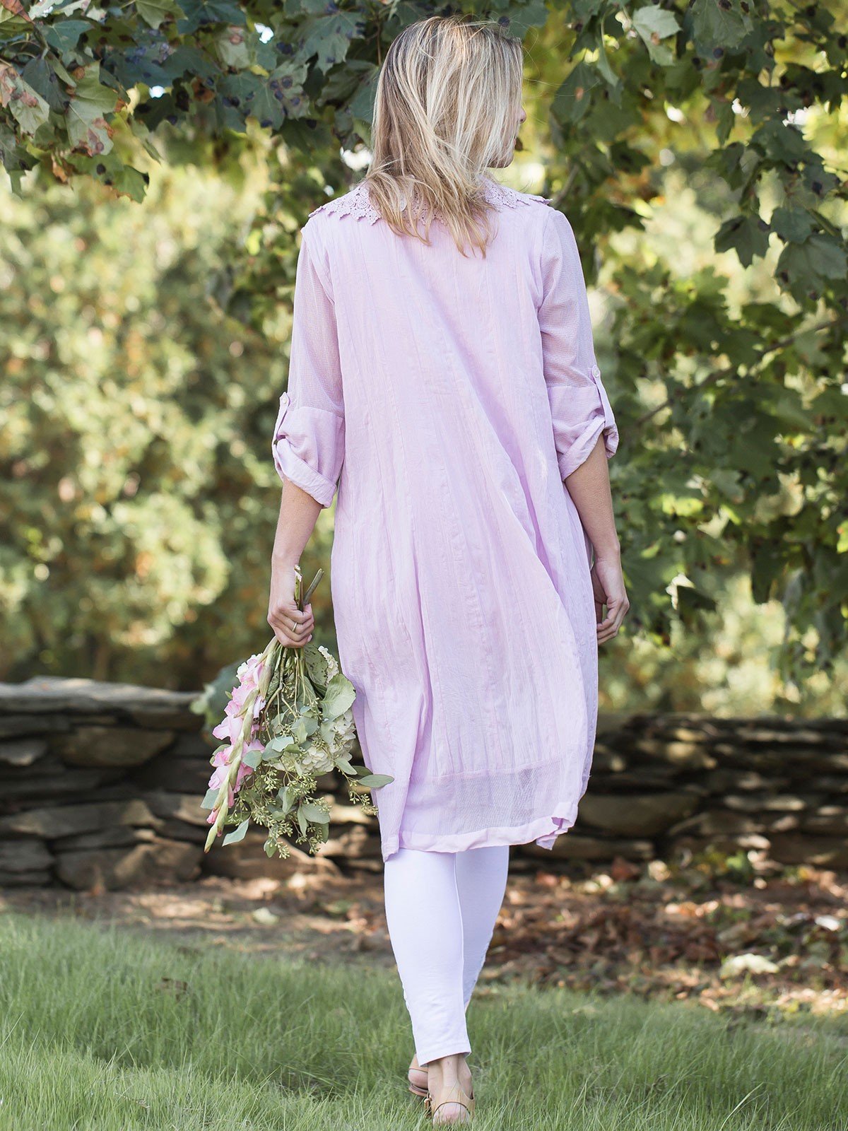 Dove Vintage Inspired Jacket in Lilac by April Cornell