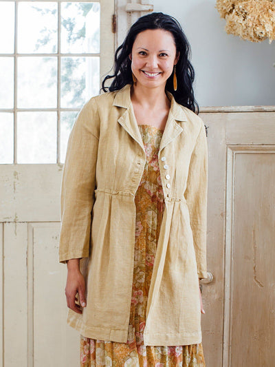 Vintage Inspired Jacket in Tan by April Cornell