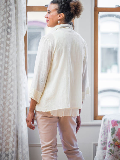 Sadie Vintage Inspired Cover-Up in Ecru by April Cornell
