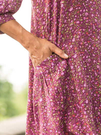 Romantic Courtyard Tunic in Purple by April Cornell