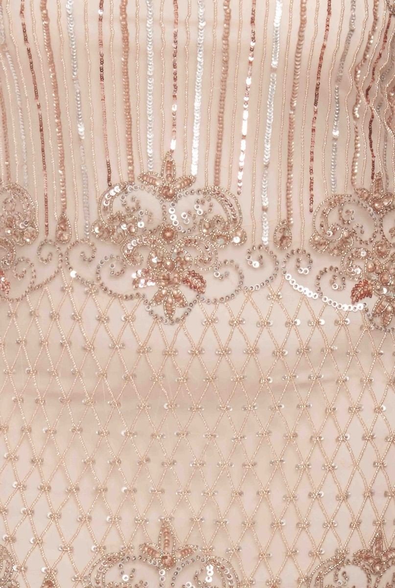 1920s Inspired Evening Maxi Dress in Champagne