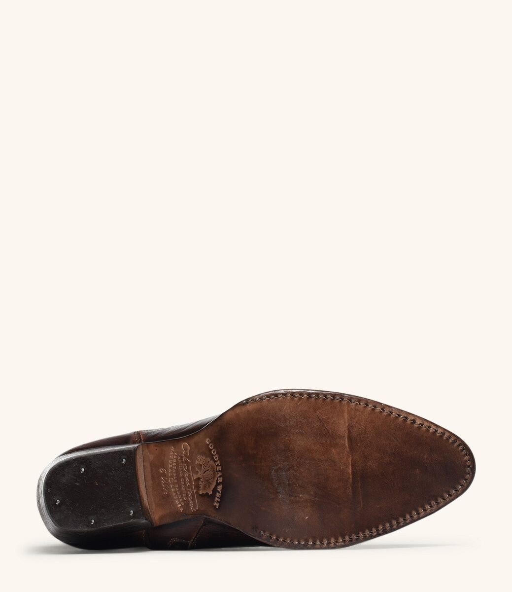Baisley Modern Vintage Boots in Teak by Oak Tree Farms