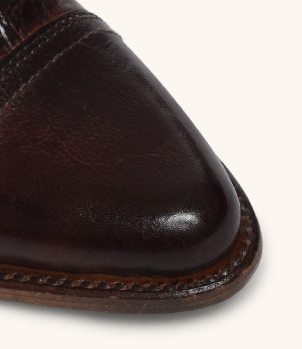 Baisley Modern Vintage Boots in Teak by Oak Tree Farms