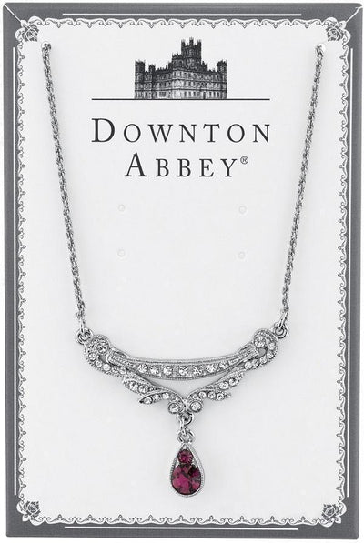 Downton Abbey Amethyst Crystal Necklace by 1928 Jewelry
