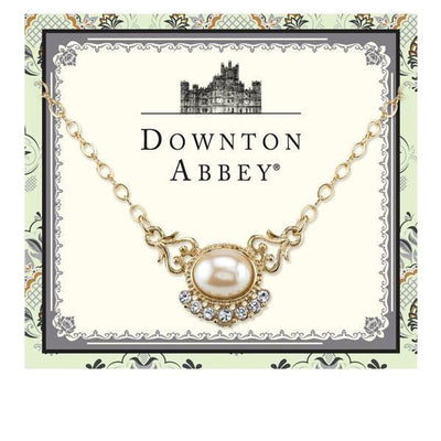 Downton Abbey Simulated Pearl and Crystal Necklace - SOLD OUT