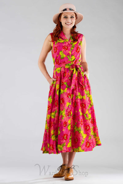 Daydream Vintage Style Dress in Pink by April Cornell