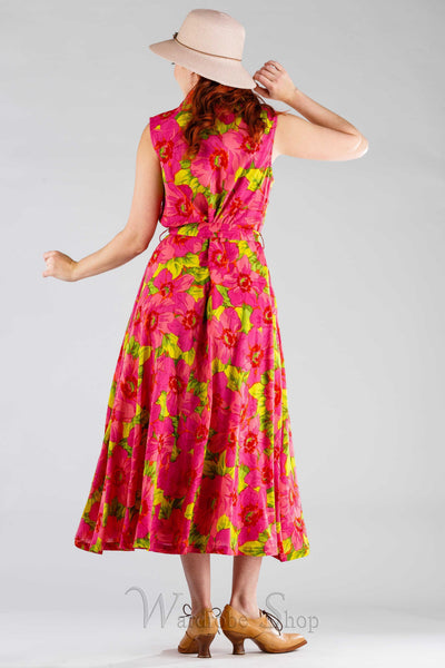 Daydream Vintage Style Dress in Pink by April Cornell