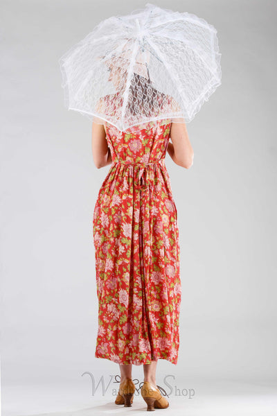 Romantic Rustic Dress in Coral by April Cornell