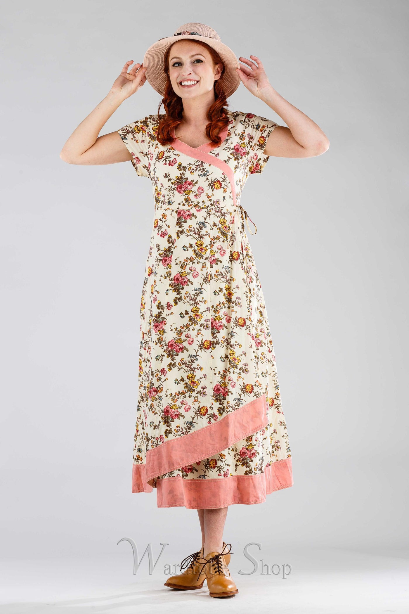 Victorian Style Courtyard Dress in Ecru by April Cornell