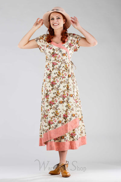 Victorian Style Courtyard Dress in Ecru by April Cornell