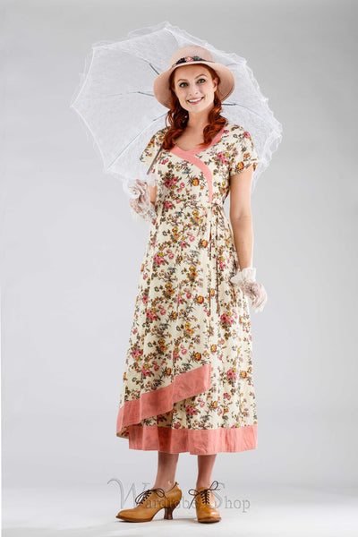 Victorian Style Courtyard Dress in Ecru by April Cornell