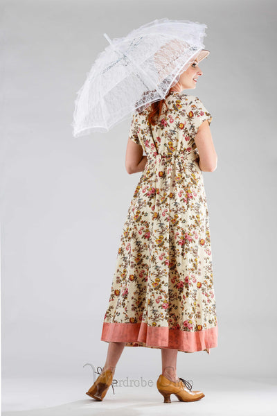 Victorian Style Courtyard Dress in Ecru by April Cornell