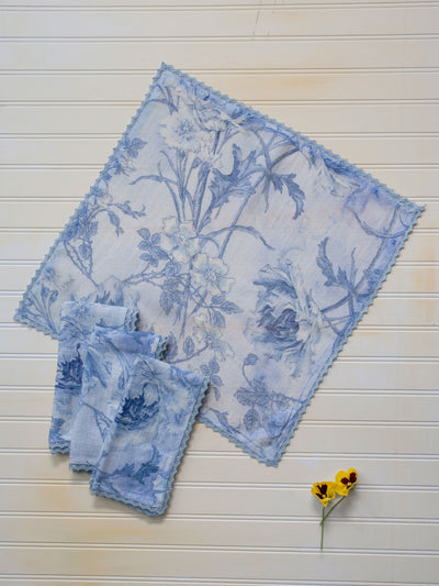 Ladylike Napkin in Soft Blue | April Cornell- SOLD OUT