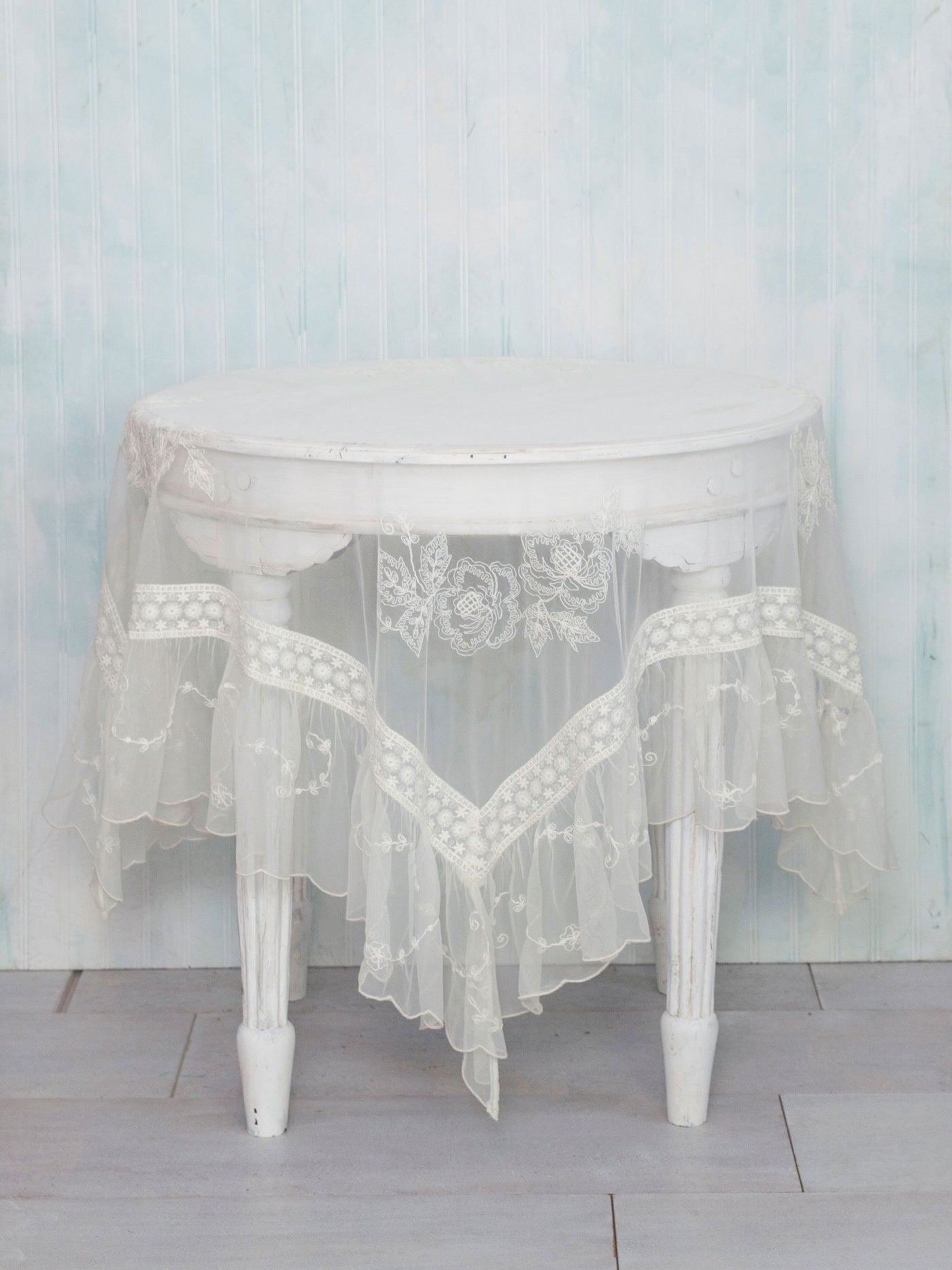 Tea Lace Tablecloth in Ecru by April Cornell