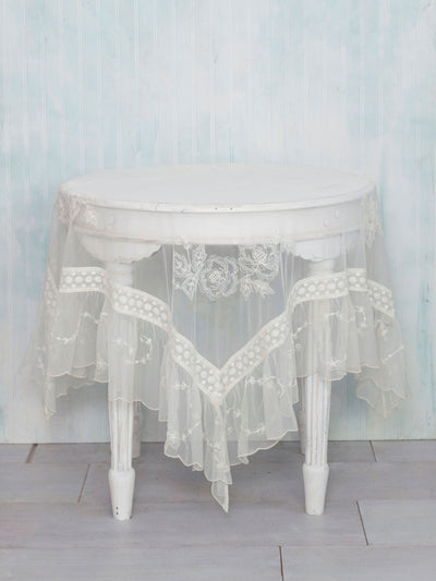 Tea Lace Tablecloth in Ecru by April Cornell